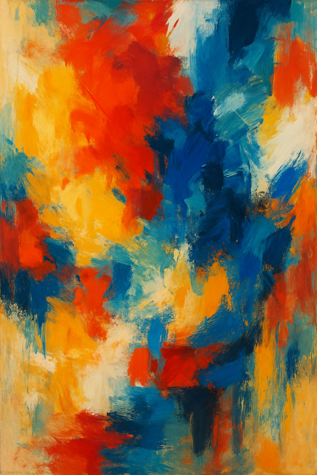 Bright Colours by Babajide Cole - Mixed Media on Wood